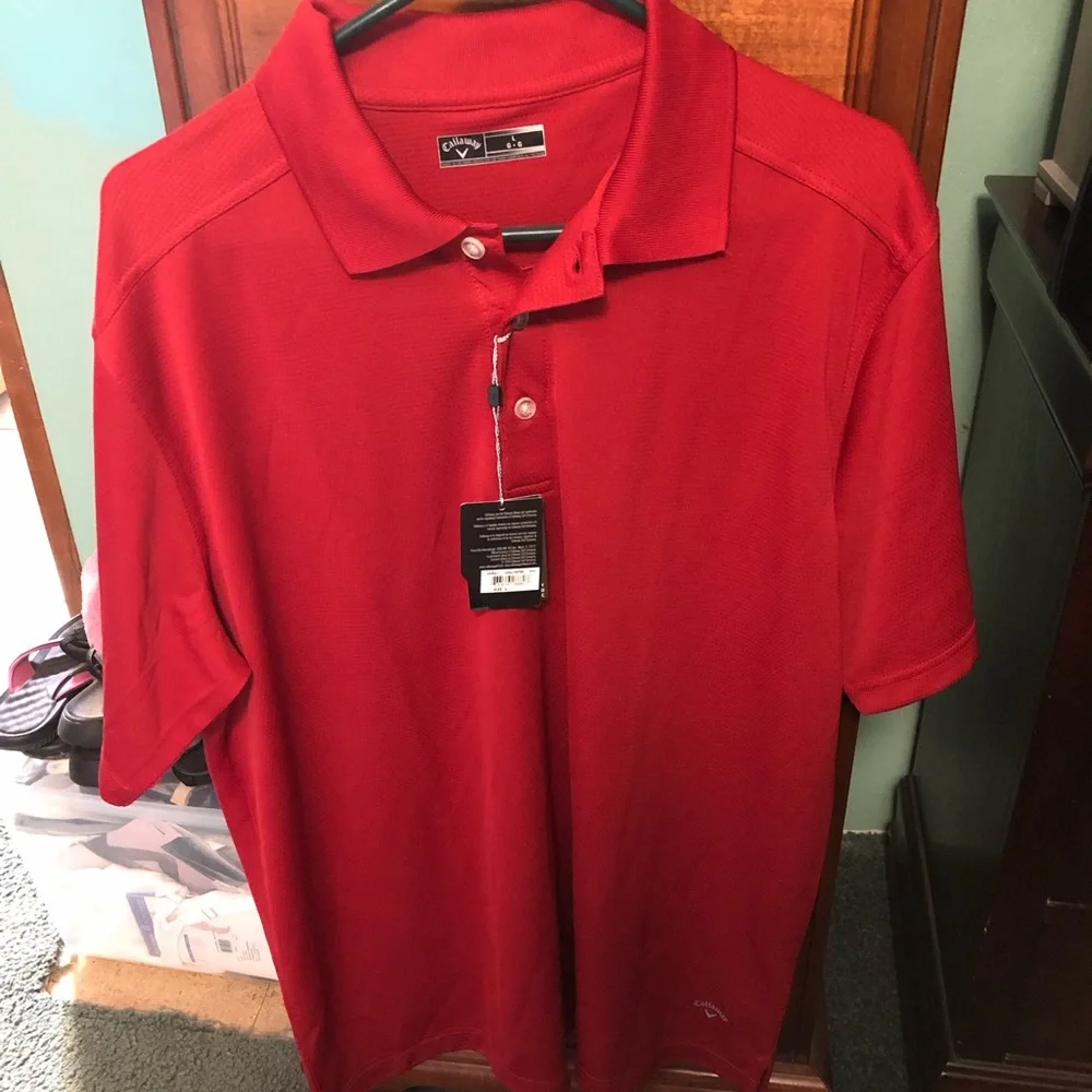 NWT Callaway Pullover 3 Button Polo Short Sleeve - Picture 5 of 6